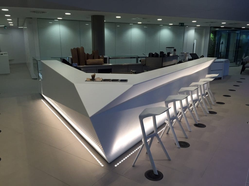 bespoke restaurant counters