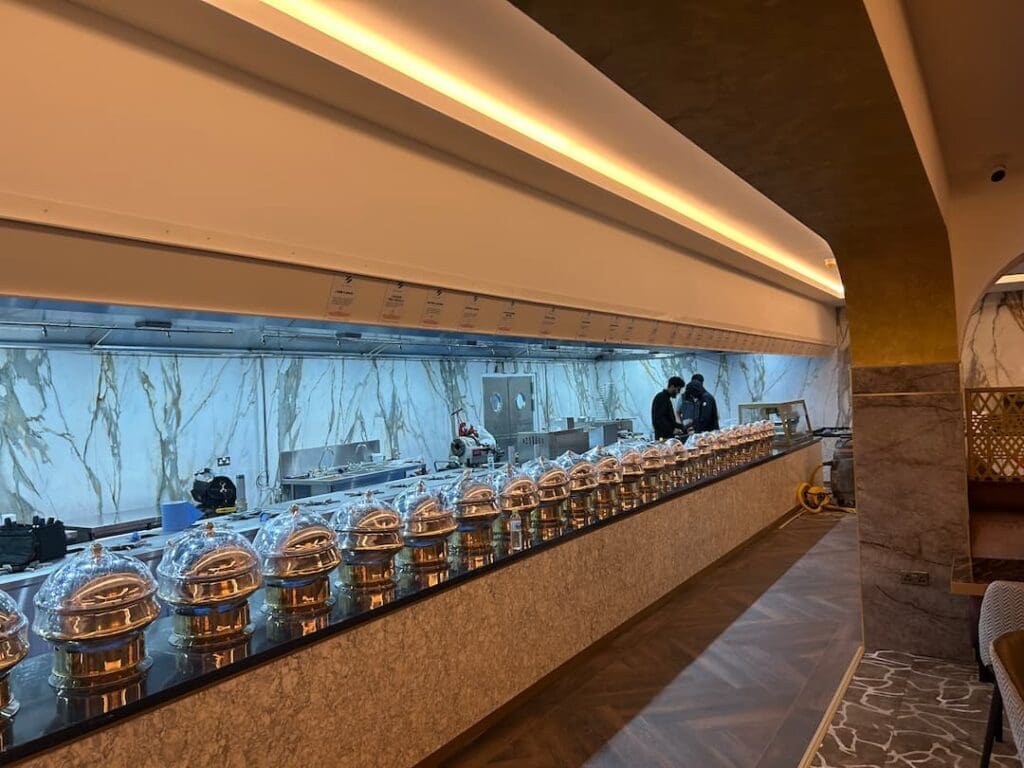 heated buffet counters