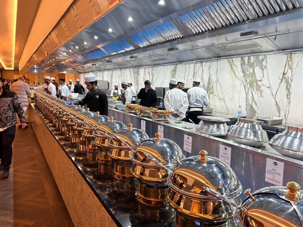 heated buffet counters